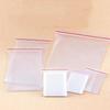 100Pcs Thickened Self Sealing Plastic Bags Transparent Resealable Pouches for Jewelry Food Pills Office Use