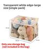 Современная кубическая сумка-контейнер из ПВХ для хранения игрушек, со складной водонепроницаемой конструкцией, для организации спальни и гостиной