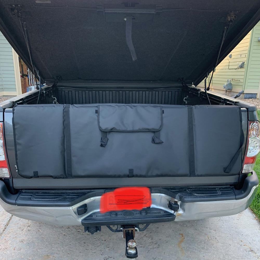 Защитная накладка на задний борт для пикапа для перевозки до 5 горных велосипедов с 2 карманами для инструментов