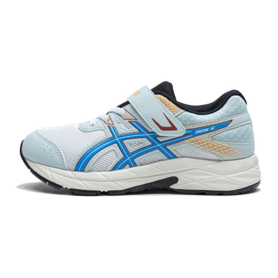 Asics Contend Удобные Легкие Устойчивые Повседневные Уличные Спортивные Кроссовки для Бега Детские Кроссовки Синие 1014A320-401