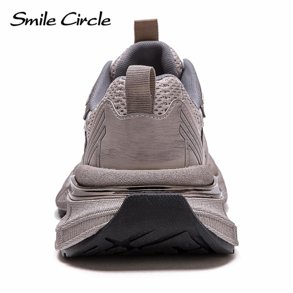 Женские кроссовки из натуральной кожи с круглым носком, увеличивающие рост, модные повседневные туфли на толстой подошве