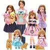 Takara Tomy Licca-chan Doll LD-21 Twin Sister Miki Dress-Up Toy for Pretend Play Ages 3 and Up