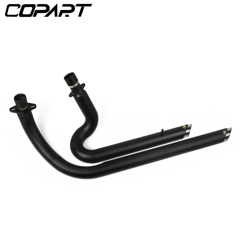 Выхлопная труба мотоцикла с глушителем, съемный глушитель для Honda Steed Shadow 400 600 VLX400 VLX600 VT400 C VT600C VT600