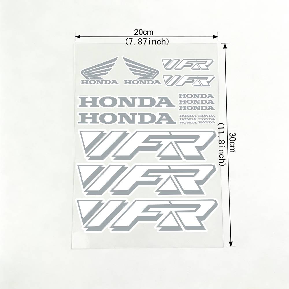 For HONDA VFR 18 Colors Reflective Motorcycle Stickers, 3M Safety Warning At Night In The Dark Scooter Helmets TP6 wsvj7