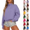 Women's Sweatshirt Long Sleeve  Casual Comfort Loose Lightweight Women's Sweatshirt