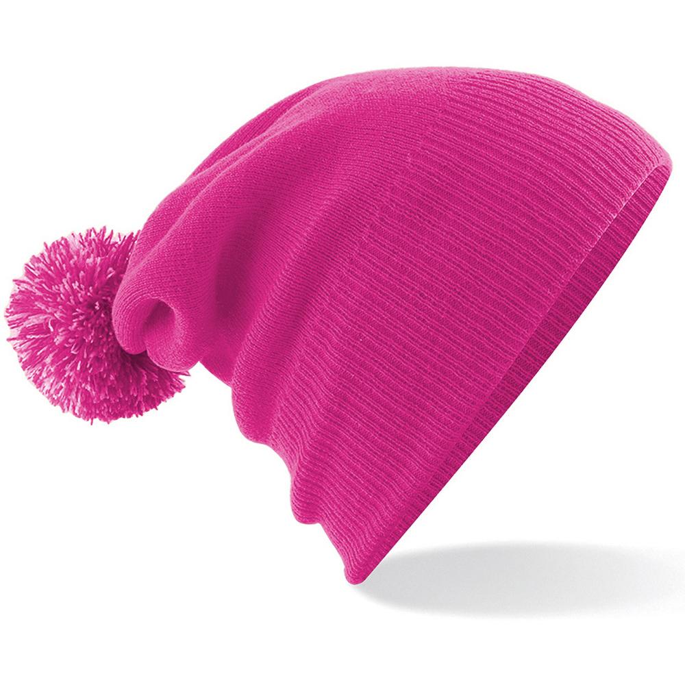 Beechfield Junior Snowstar Duo Winter Beanie Hat / Schoolwear