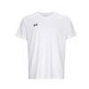Mens Training Series Striped Logo Print Comfortable V-Neck Short Sleeve T-Shirt Unisex Tops White 25500519-100