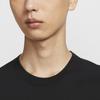Nike Dri-Fit Heritage Court Quick-Dry теннисная удобная модная футболка с круглым вырезом и коротким рукавом для мужчин, черные HF6218-010