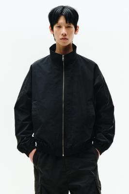 Куртка HM Funnel Neck свободного кроя черного цвета