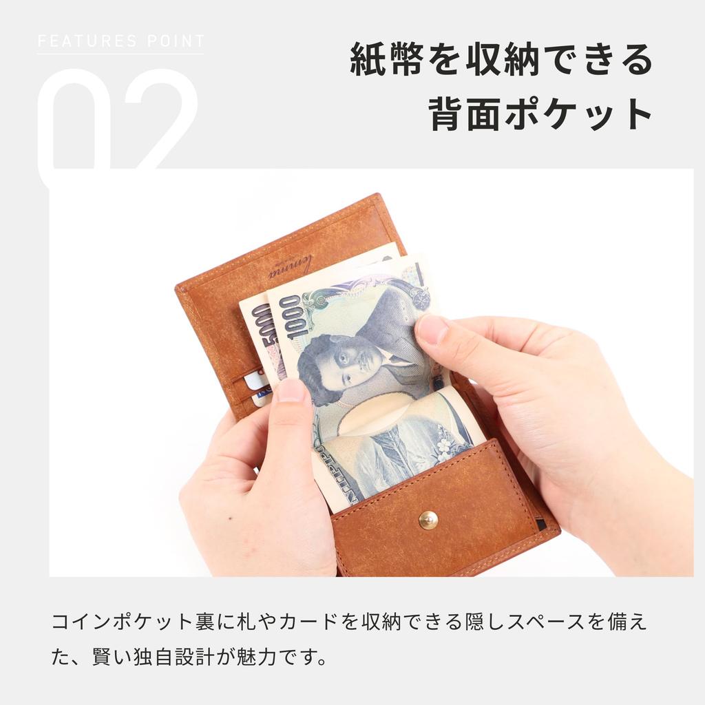 Lemma Marisco Pueblo Bifold Wallet for Men and Genuine Petrolio Women, Compact, Leather,