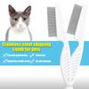 2Pcs Pet Grooming Flea Comb Stainless Steel Brush Flea Removal Massage Care Flea Hair Grooming Comb Pets Portable Accessories