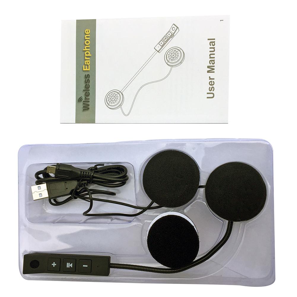 250mAh BT11 Motorcycle Helmet Wireless Bluetooth Headset Auto Answer with Microphone Connect with 2 Mobile Phones
