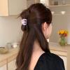 Candy Color Letter Hair Clip Grab Clip Cute Hairpin Fashion Acetate Hair Claw  Female