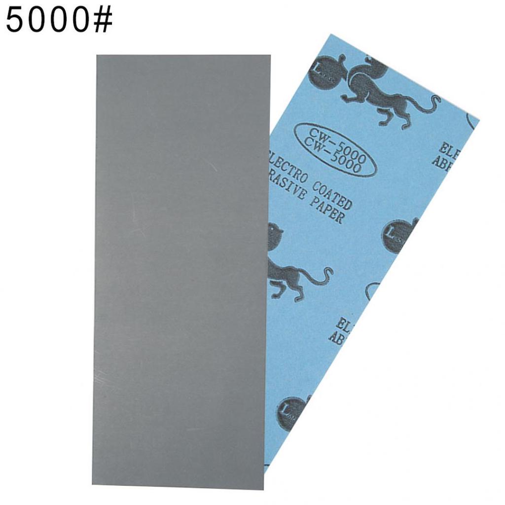 Wet Dry Sandpaper Sheets 400/600/800/1000/1200/1500/2000/2500# Polish