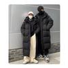 Womens Long Puffer Coat Winter Thick Warm Oversized Down Jacket Knee-Length Casual Hooded Parka