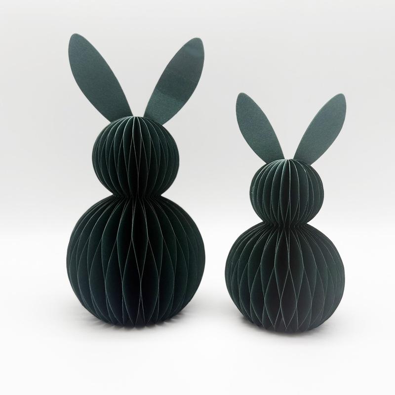 Бумажные Сотовые Кролики Пасхальный Кролик 3D Украшение Пасхальный День Вечеринка Украшения Милый Кролик Для Свадьбы Дня Рождения