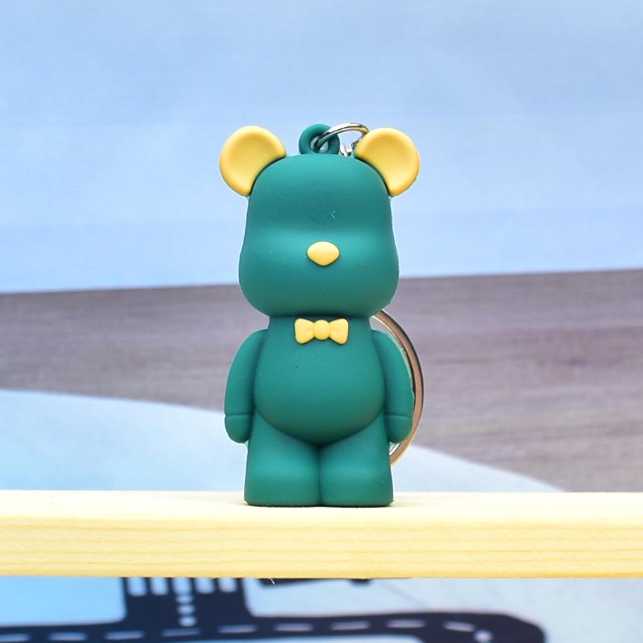 «3D Мягкий брелок-подвеска в виде медведя — милый и модный аксессуар для сумок и ключей от машины»