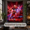 Personalized Wall Tapestry,Erling Haaland Custom Text, Soft Fabric Wall Art For Indoor Decoration