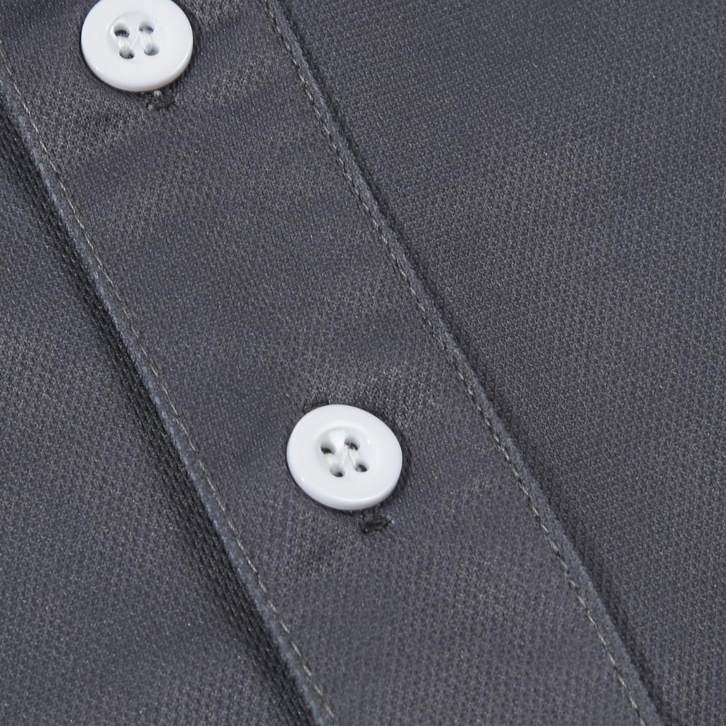 Весенне-летняя новая мужская модная футболка, мужская рубашка с воротником-стойкой и градиентом, повседневная рубашка Хенли для гольфа с короткими рукавами