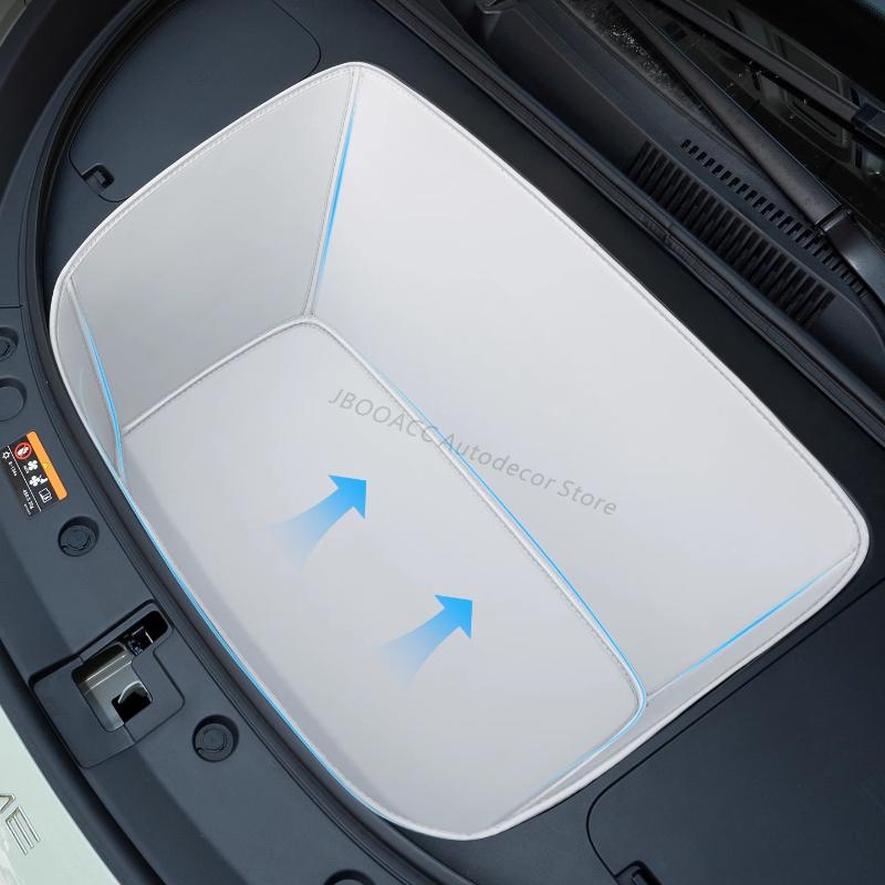 For Geely ZEEKR 7X 2025 2026 Car Front Trunk Compartment Storage Mat Leather Protective Organizer Pad Frunk Liner Accessories