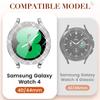 Чехол для Samsung Galaxy Watch 4, чехол 40 мм, 44 мм, аксессуары, блестящий модный двухрядный алмазный бампер, защитный чехол для Samsung Galaxy Watch 5