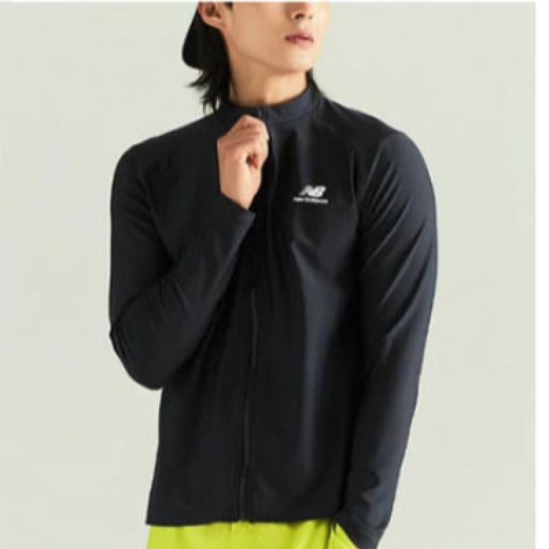 New Balance Club Nbmdd32703 Bk Летний Рашгард на молнии унисекс мужской