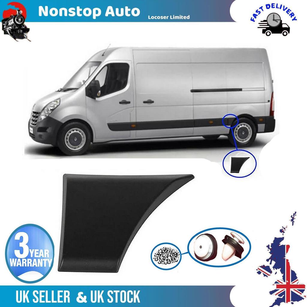 Левая правая молдинг-полоса задняя накладка для Vauxhall Movano B Renault Master Mk3 Автоаксессуары 768F20004R