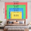 Decorative Tapestry,Crystal Palace Printed Wall Art, Lightweight Wall Hanging For Bedroom Background
