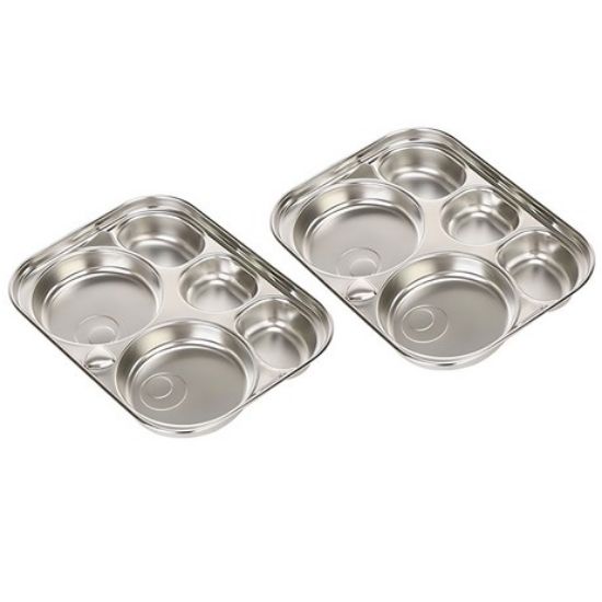 Edison Friends Owl Stainless Steel Meal Tray - 580ml (2 Piece Set)