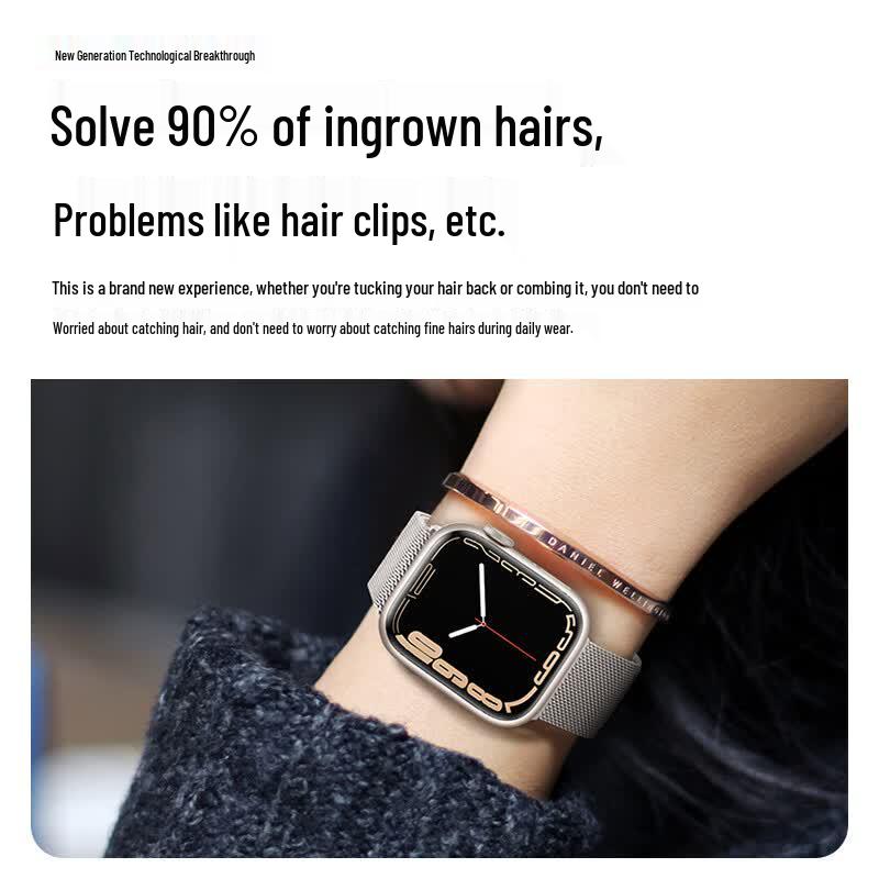 BHO Milanese Loop Stainless Steel Apple Watch Strap