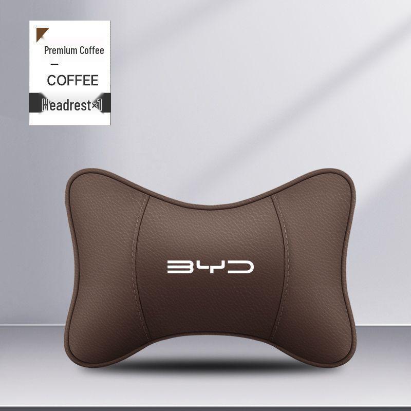 Совместимо с новой автомобильной подушкой для шеи и поясничной опорой BYD для моделей Qin, Song Plus Dmi, Han, Tang, Yuan EV и Dolphin Seal