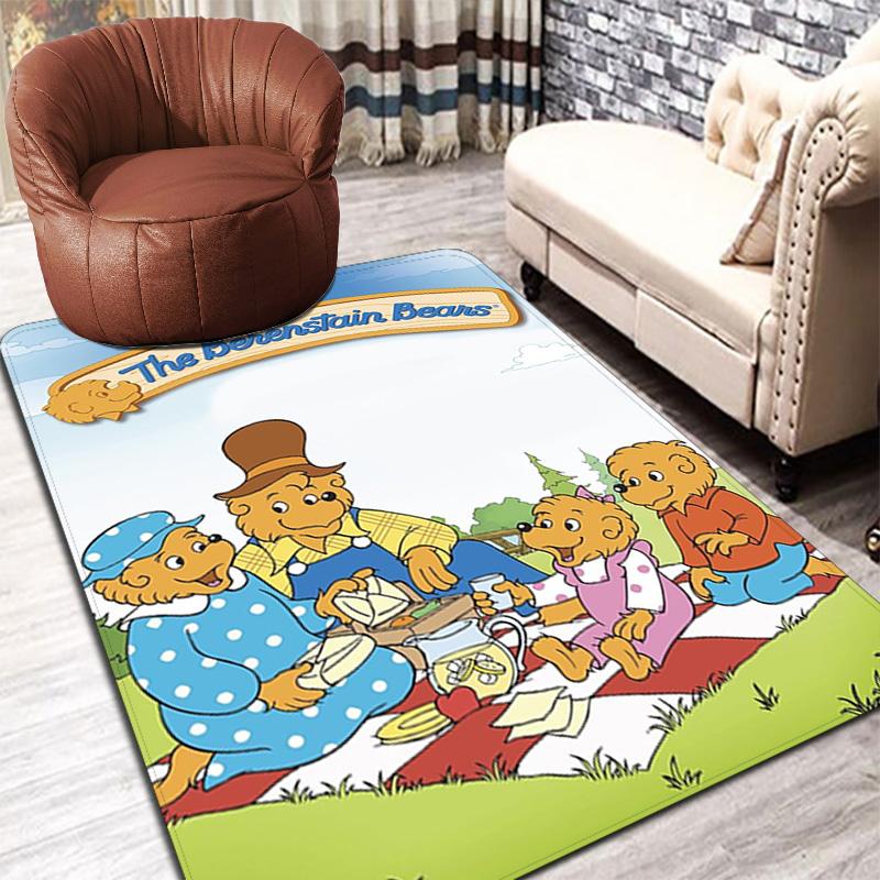 Berenstain Bears Rug Floor Mat for Living Room or Bedroom Soft and Comfortable Carpet a Gift for Birthday and Holiday.MFF0918028