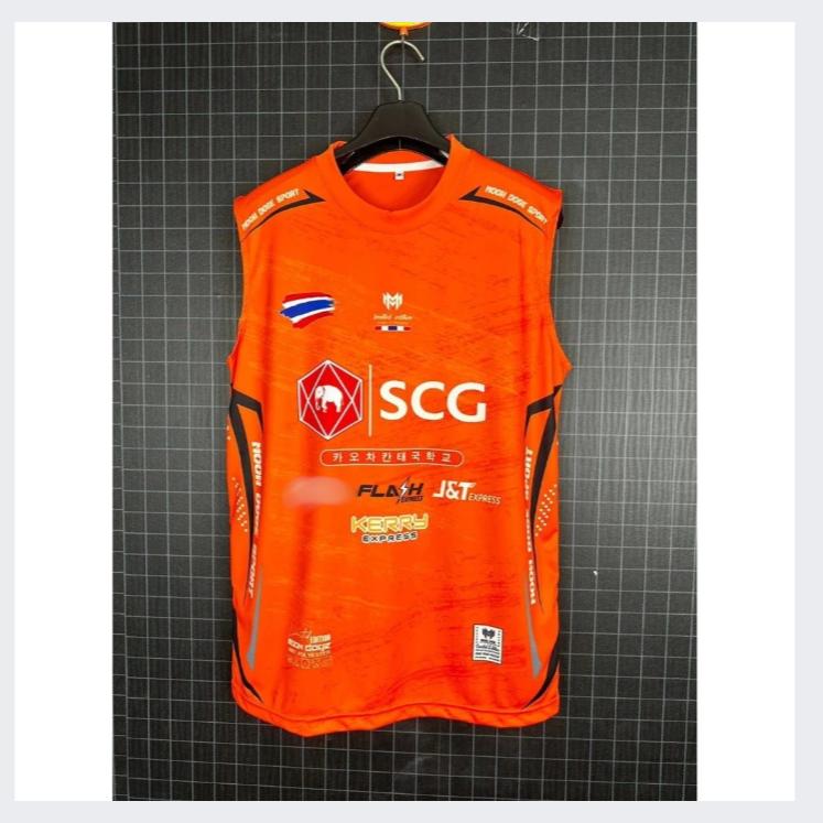 Training Tank Top Shirt Sleeveless THAILAND National Football Soccer JERSEY Quick Dry Round Neck Microfiber Uniform Sport Outdoor Unisex Men Women