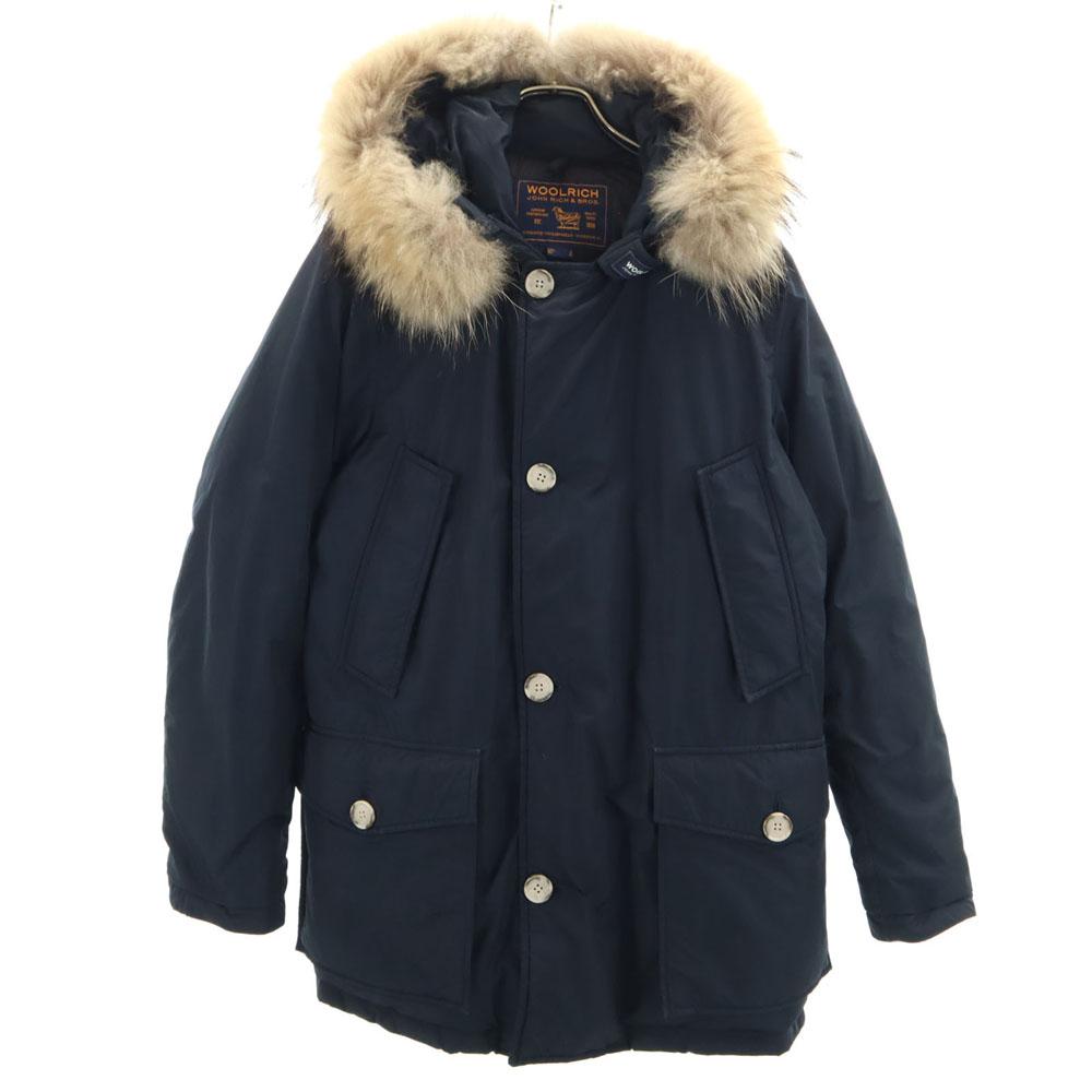 Woolrich Сделано в Молдове Arctic Parker S Navy ARCTIC PARKA Енотовый мех Мужской Б/У