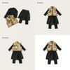Boy Child Suit Set With Polyester Fabric For Spring And Autumn Playwear