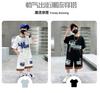 Boys' summer outfit set 2026 new children's outfit, mid size, cool and handsome, sporty thin, boys' summer sports trend