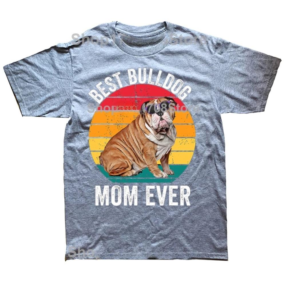 Funny English Bulldog Dog Mom Graphic Tshirts Unisex Womens Fashion Casual Tshirt FeUnisex T Shirt