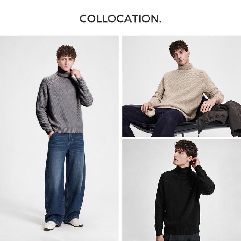 Navigare Men's High-Neck Wool Blend Sweater
