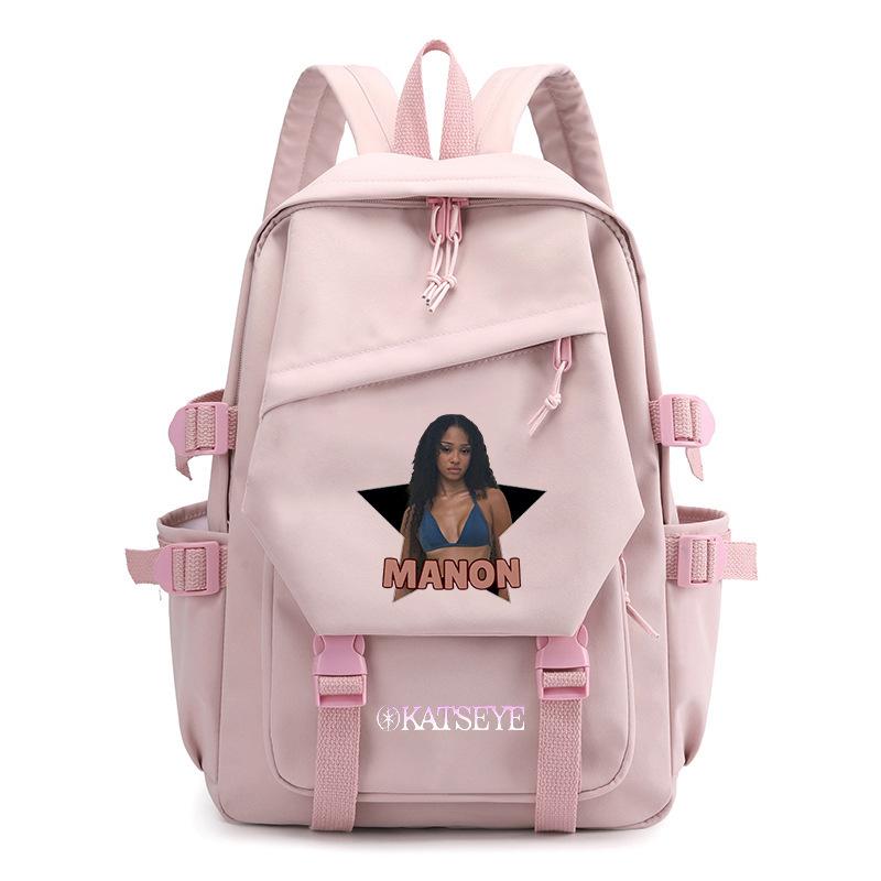 KATSEYE K-POP Idol Canvas Backpack for School, Lightweight Casual Daypack for Teens, 601123-14