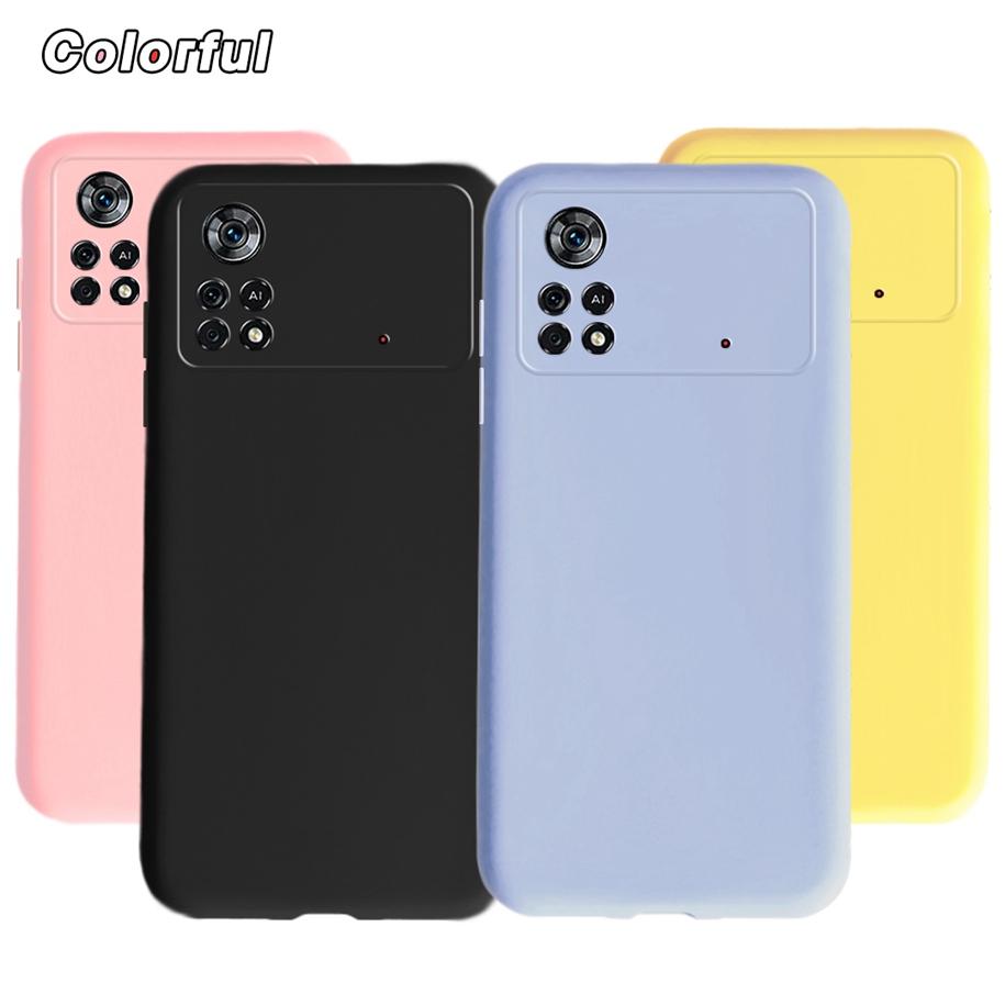 For Xiaomi Poco X4 Pro 5G Case Poco X4 Pro 2022 Cover TPU Candy Silicone Soft Bumper Matte Phone Cases For Poco X4Pro Cute Funda