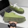 Fashion 2024 Autumn New Thick-soled Sports Shoes Men's All-match Casual Trendy Shoes Young Students Fashionable Comfortable Men's Shoes