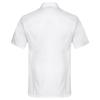 Unisex Professional Chef Jacket Stand Collar Short Sleeve Solid Color Kitchen Wear Hotel Restaurant Uniform