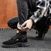 Autumn and Winter High Top Martin Boots Men's Fashion All-match Tooling Boots Travel Hiking Shoes