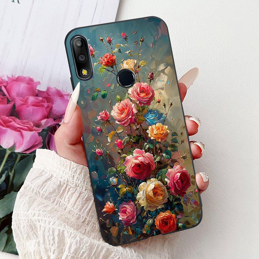 Для Asus ZenFone Max Pro M2 ZB631KL Чехол Роскошная Расписная Крышка ТПУ Чехол для Телефона Для Asus Max M2 ZB633KL X01AD X01BD Задняя Крышка Capa