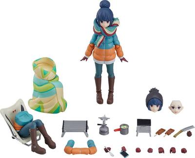 Figma Rin Shima DX edition пластиковая окрашенная подвижная фигурка Yurucamp немасштабная