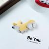 Cartoon Corgi Hair Clip Animal Dog Hairpin Cute Acetate Puppy Hair Claw  Girls