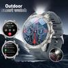 SACOSDING Military Grade 710mAh Large Battery Smart Watch Men 1.85 Inch Sport Modes Flashlight Bluetooth Call Health Monitoring Smartwatch