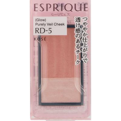 ESPRIQUE Purely Veil Blush RD5 (персиково-красный, хорошо сочетающийся с кожей) 3,3 г Румяна для щек, хайлайтер, тени Нанесите цвет крови из