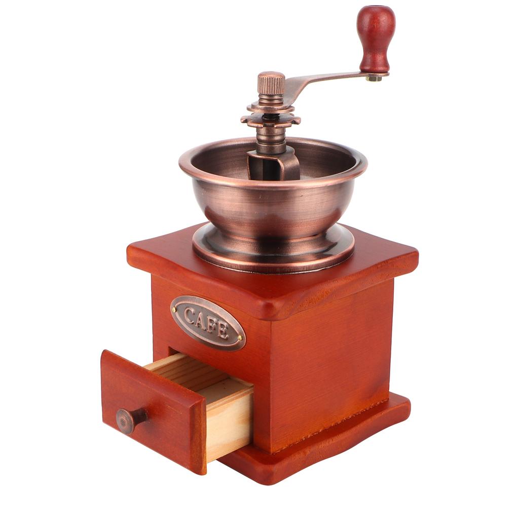 Мини винтажная ручная кофемолка для кофейных зерен ручная кофемолка для домашнего использования