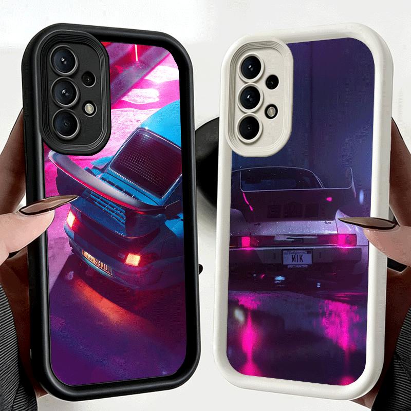 Phone Case for Samsung Galaxy A17 A16 A15 A14 A13 Sports Car RWB Cool A56 A36 A26 A55 A35 A25 A54 A34 A24 A53 A33 A23 A07 A06